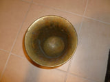 Antique Solid Brass Vintage Mortar & Pestle Heirloom - Diamonds Sapphires Rubies Emeralds