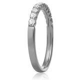14K White Gold Diamond Ring Band Size 6.5 - Diamonds Sapphires Rubies Emeralds