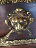 Antique French Bronze Desk Kings  Designer #935008 - Diamonds Sapphires Rubies Emeralds