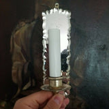 A Pair of Vintage Venetian Beveled Mirrorred Sconces