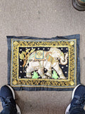 Vintage Handmade Indian Textile 22" X 17"