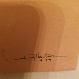 Vintage Abstract Painting Signed