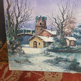 Oil Painting Snow Scene