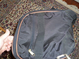 Authentic Lark Duffle Bag, Very Good Condition 23" Black, Canvas - Diamonds Sapphires Rubies Emeralds